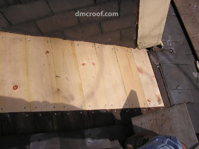Cleveland Slate Roof Repair New roof decking