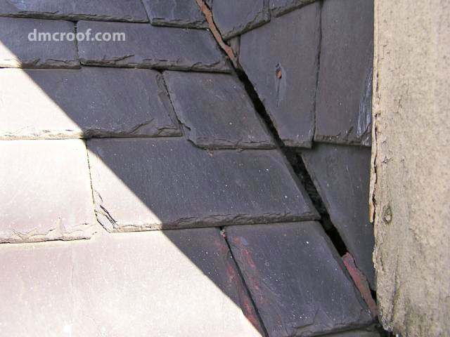 Cleveland Slate Roof Repair missing dormer flashing