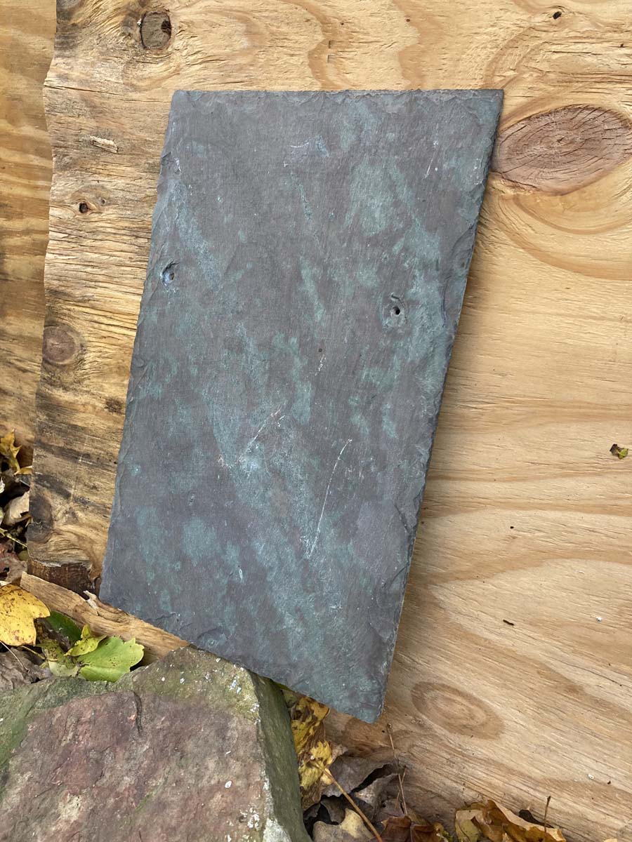 Vermont Unfading Mottled Green and Purple new roof slate 2