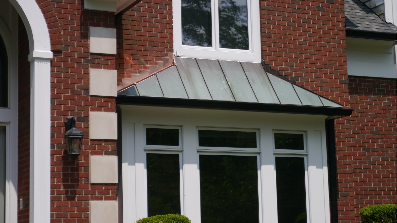 Copper Bay Window Roof Repaired