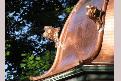 Cupola with copper crockets