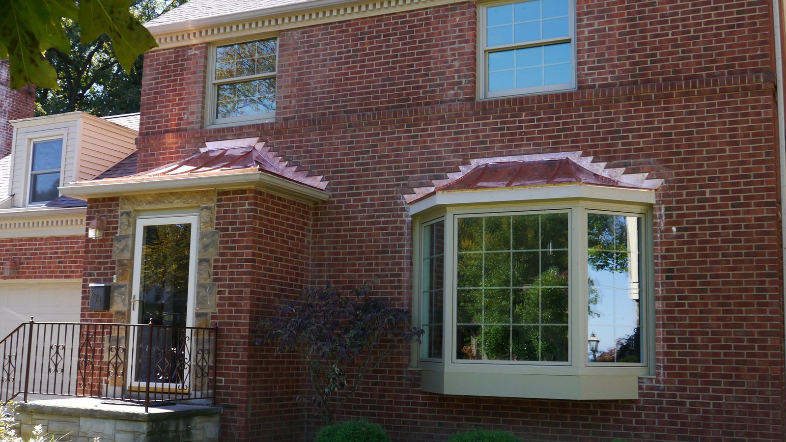 Small copper bay window roof cost