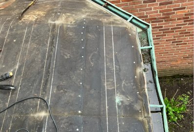 Leak from standing seam copper roof