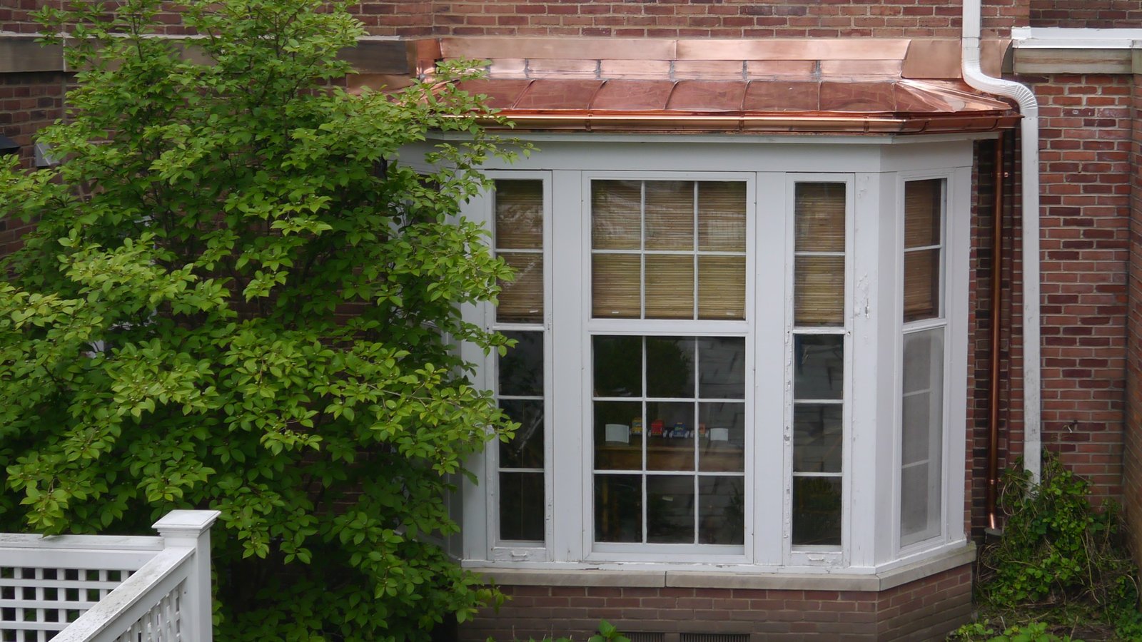 New copper roof and gutter west