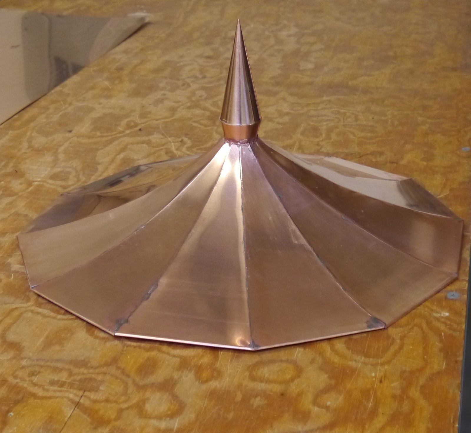 Rocky River Slate Roof Copper Finial
